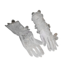 Butterfly Sheer Gloves for Formal Event Bride Gloves Elegant