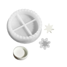 Silicone Handmade Molds Unique Molds 3D Star Shape Candle Bases