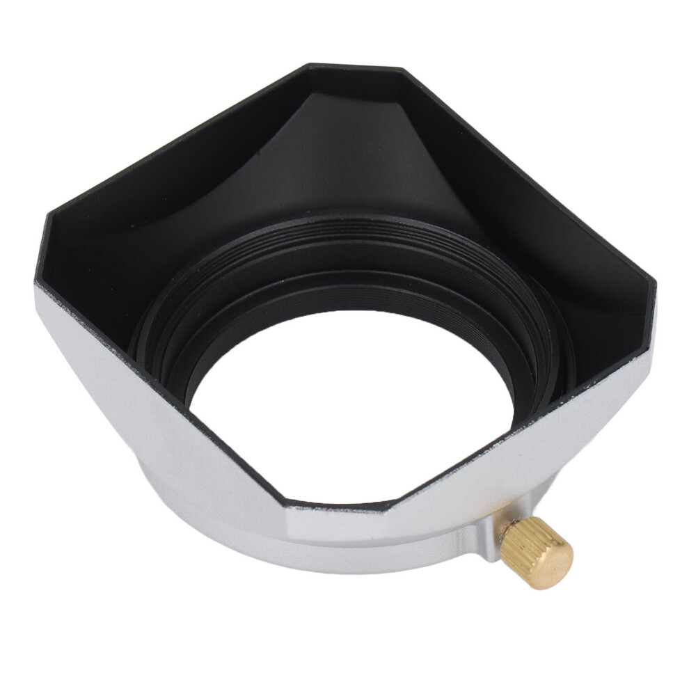 43Mm Square Aluminum Alloy Lens Hood For 25Mm+ Focal Length, Silver 3171348422087