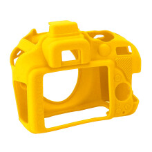 Custodia in silicone gialla per D3300 e D3400, 12x11x6 cm