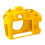 Custodia in silicone gialla per D3300 e D3400, 12x11x6 cm 1