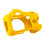 Custodia in silicone gialla per D3300 e D3400, 12x11x6 cm 8