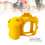 Custodia in silicone gialla per D3300 e D3400, 12x11x6 cm 5