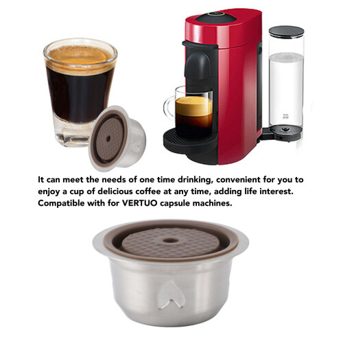 Capsule de café réutilisable 230 ml argent pour la maison 2