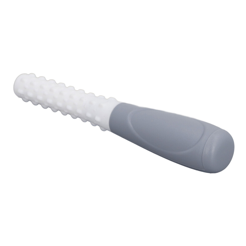 Gray Oral Sensory Massage Brush For Tongue, Lip & Facial Muscle Training