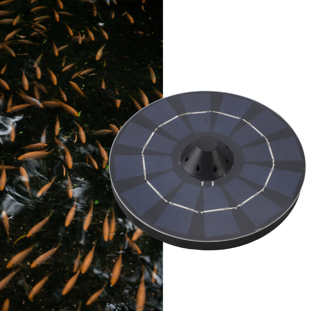 Eco-Friendly 2.5W Floating Solar Water Aerator With Robust Abs Design 8441348431415