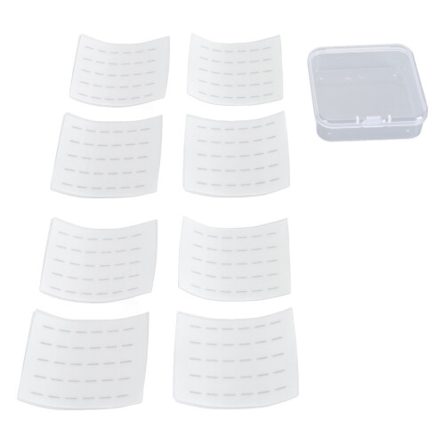 8 bandes de cils sans colle 5-6mm noires 1