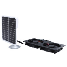 20W Solar Panel Dual Fan Kit for Chicken Coops and Greenhouses