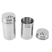 Camping Seasoning Dispenser 304 Stainless Steel 2pcs Adjustable Spice Shaker