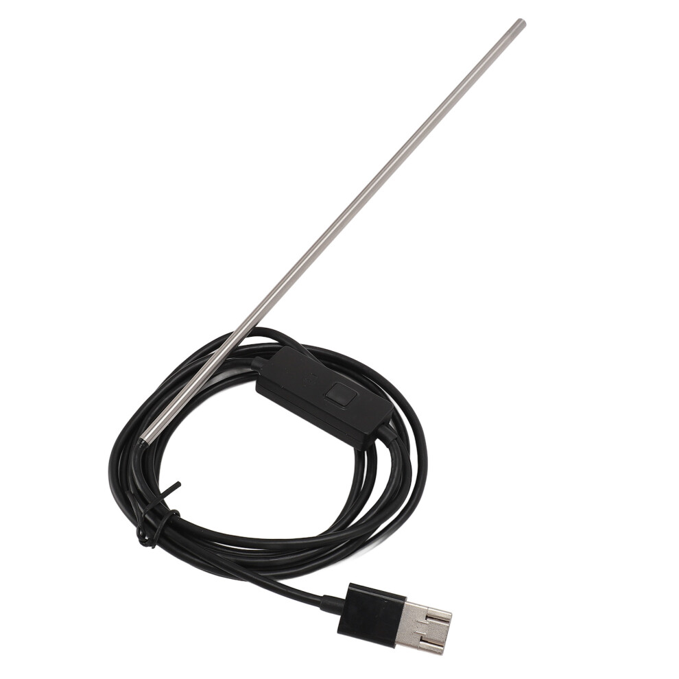 High-Res Industrial Endoscope With Ip67 Waterproof Camera & 6 Leds 4.9Ft 7891348436414