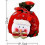 Christmas Drawstring Gift Bag for Holiday Parties and Present Wrapping (Bear Design) 4