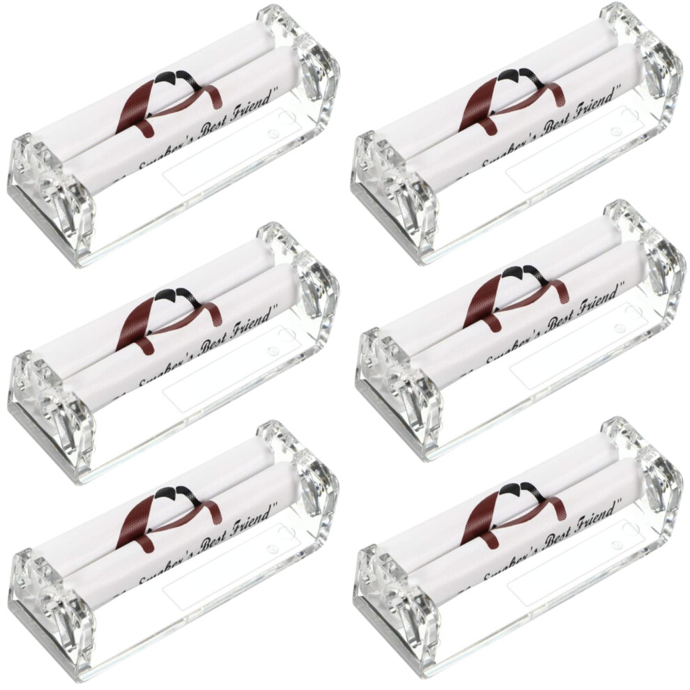 Light Ï¼Manual Operation Cigarette Rollerï¼6 Pcs Cigarette Roller 70Mm Rolling Machine Hand Roller Tobacco Injector Manual Maker Roller Cigarette