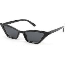 2PCS Small Cat Eye Sunglasses Vintage Square Shade Women Eyewear