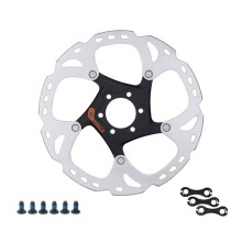 Road Bike Disc Brake Rotor Centerlock 6 Bolt Adapter for Enhanced Performance Cycling Accessories 160mm Lightweight Steel