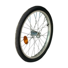 Bike Trailer Wheel Component 16 Inch with High Load Capacity, Easy Setup, Durable Design for Bicycling