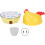 1PCS Easy Egg Cooker, Quick Egg Cooker, Hard-Boiled Egg Cooker with 7 Egg Capacity, Automatic Shut Off Chicken Shape for Breakfast 6