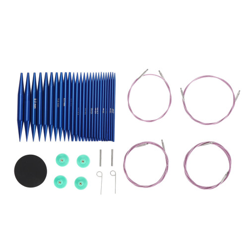 Multi-Size Circular Knitting Needle Set 6 Sizes for Socks Hats Sweaters 1