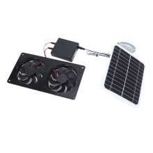20W Solar Exhaust Fan 200CFM Waterproof IPX7 for Coop & Pet House