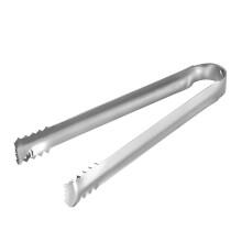 Stainless Steel Ice Tongs 9 Inch for Ice Bucket and Sugar Cubes, Rust Proof with Secure Grip, Multi-Purpose Kitchen Tool