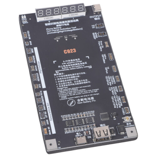 Efficient Battery Charging Activation Tool for Long Disused Mobile Batteries