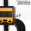 Aluminum Digital Depth Gauge Clear Display Suitable For 4