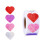 Adhesive Decorative Sticker Valentine's Day Sticker Heart 1