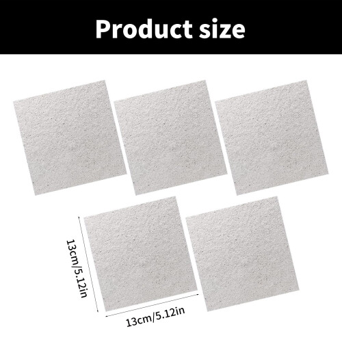 5Pieces Microwave Mica Sheet Electrical Safety Shield Cuttable 2