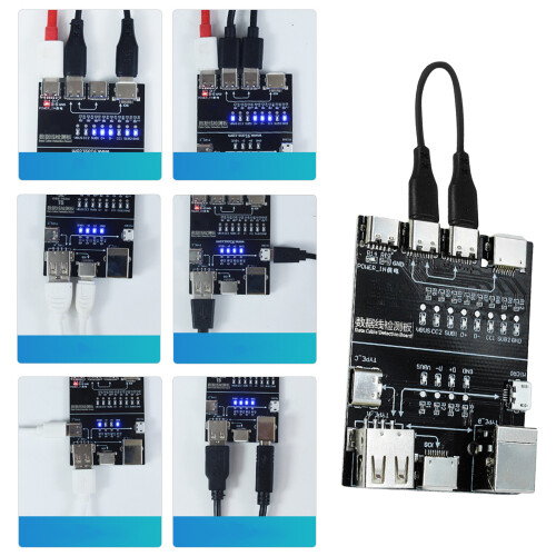 Portable Charging Line Checker With LED Indicator Data Cable 1