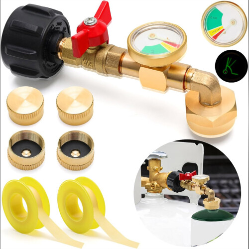 Practical Propanes Grills Adapter Quick Connecting Fitting with 1