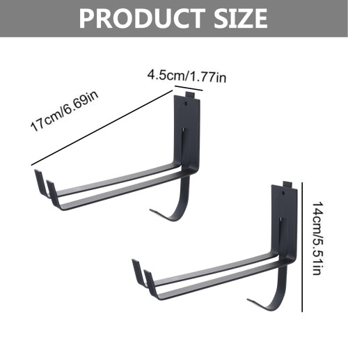 2Pcs Surfboard Wall Rack Display Stand Indoor Storage Rack Wall 2
