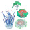 FishTank Shrimp Breeding Artificial Plant Ornaments for 1