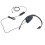Monaural USB C Headset with Microphone, Black, Adjustable Volume 1