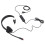 Cuffie USB nere mono-orecchio 150Ω 105dB microfono NC 13