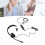 Cuffie USB nere mono-orecchio 150Ω 105dB microfono NC 16