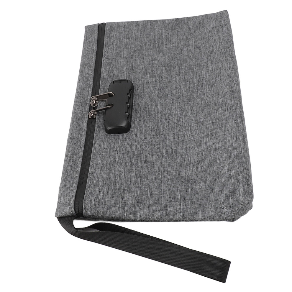 Gray Travel-Ready Activated Carbon Smell Proof Bag Portable Stash With Lock