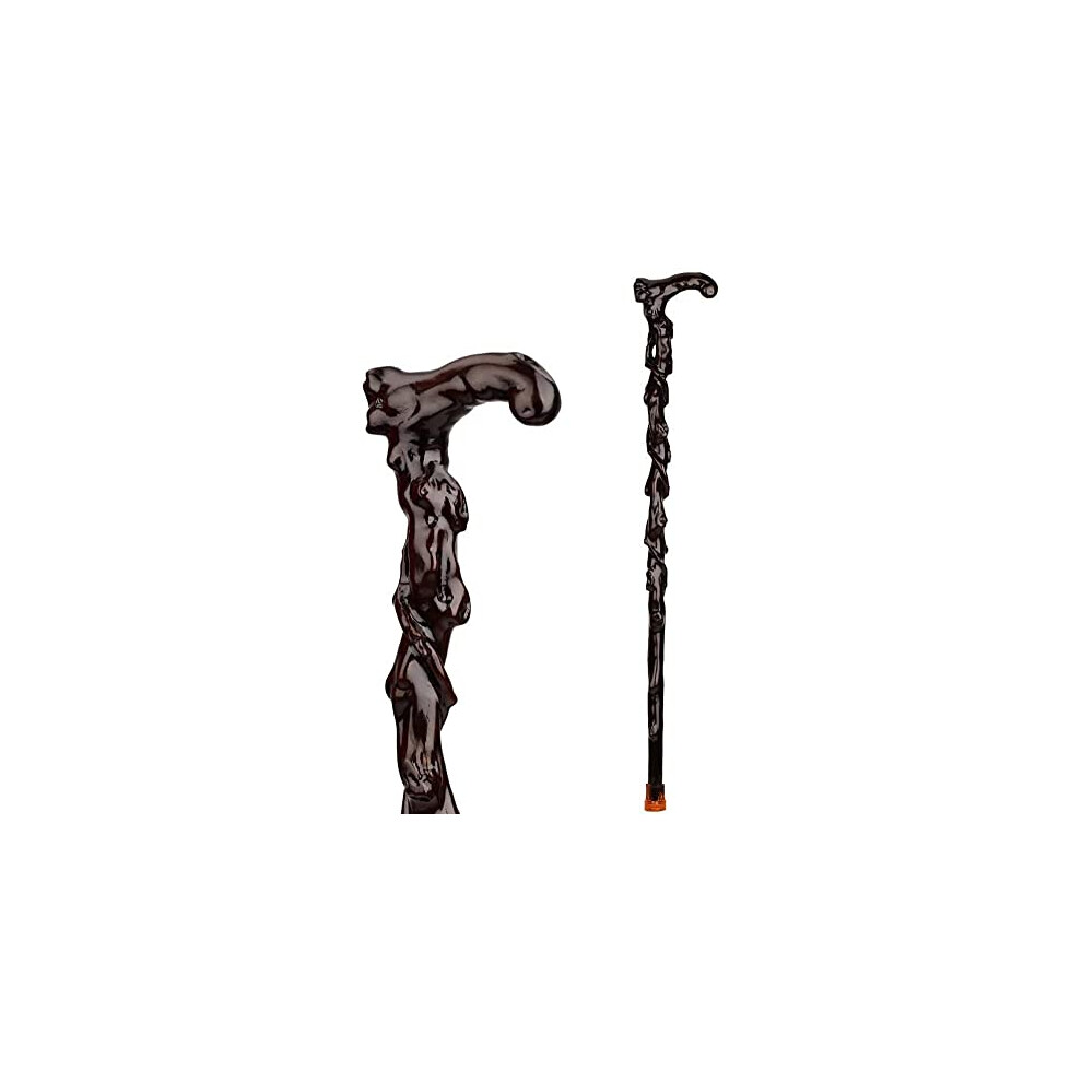 Crutch Root Cane Crutches in Mountain Mahogany Wood â Durable Wooden Canes for Men and Women, Adjustable Height