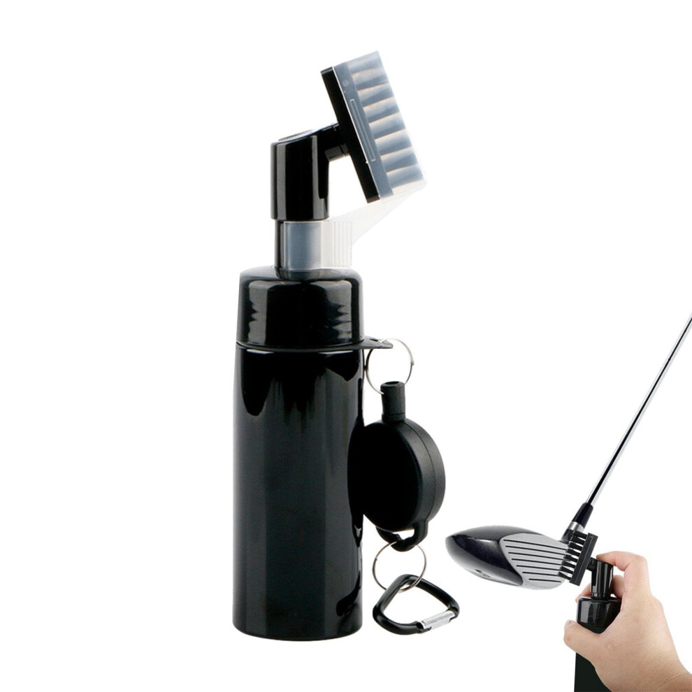 Golf Club Cleaning Tool - Portable Golf Washing Machine with Water Tank, High Capacity Dispenser, Retractable Lanyard, Black-image-OPC-PKDRQXM-NEW