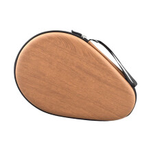 Multifunction Table Tennis Racket Case Durable Reusable Outdoor Training 18x28x7.5cm Red and Brown Color Options