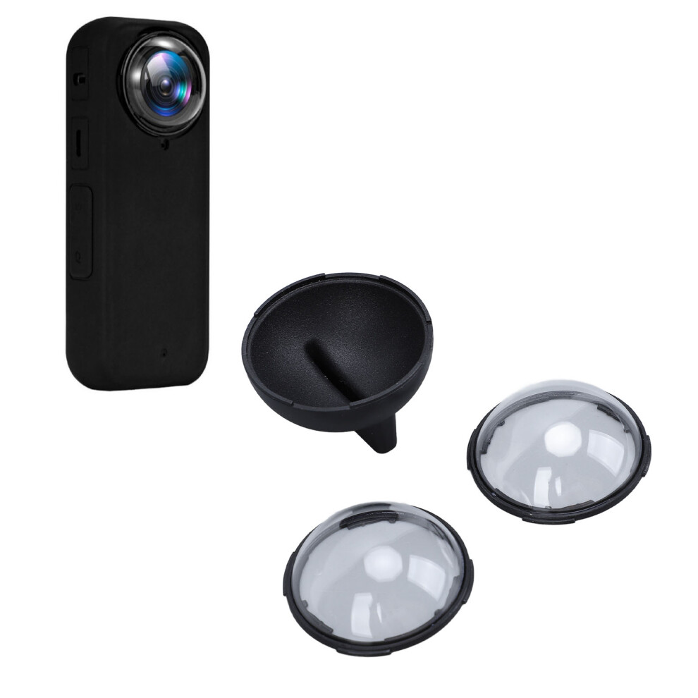 2Pcs Tempered Glass Lens Guard For X4 Action Camera With Rotating Bracket 8001348484127