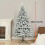 High-End 180cm Christmas White Simulation Artificial Snow Cedar Tree with 600 Branches 5