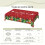 Transform Your Table with 1pc Merry Christmas Polyester Tablecloth 3