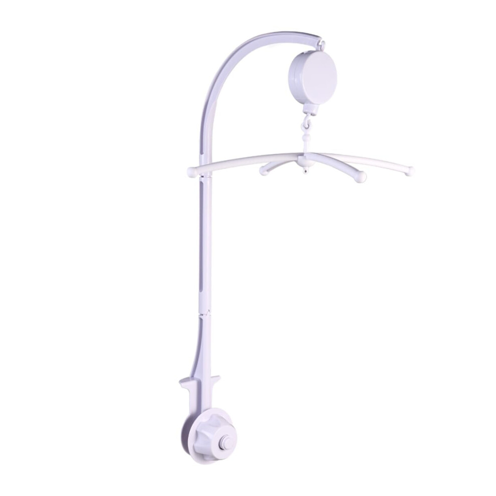Lullaby Music Box Mobile for Crib with Bell Bracket, Rotating ABS Plastic Design, Baby Crib Accessories