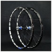 26" 27.5" 29er MTB Bike Wheel Set, Double Wall Aluminum Alloy 24 Hole, Quick Release, 7-11 Speed Disc Compatible Wheels