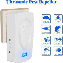 (6pcs EU Plug) Ultrasonic Pest Repeller Indoor Pest Control, Electronic Repellent Plug in Rodent Repellent Household for Roach, Spider, Mice