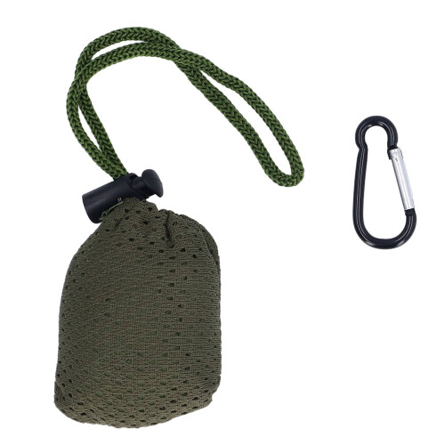 Sac de courses à grande capacité OD vert crochet pliable 1