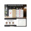 Buffet blanc brillant, meuble de rangement simple et moderne en bois 6