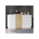 Buffet blanc brillant, meuble de rangement simple et moderne en bois 3