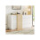 Buffet blanc brillant, meuble de rangement simple et moderne en bois 4