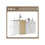 Buffet blanc brillant, meuble de rangement simple et moderne en bois 5