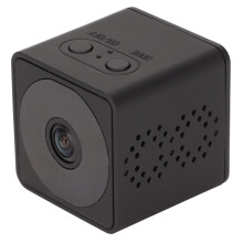Mini WiFi Camera Smart Security Camera with 1100mAh Lithium Battery for Home and Pet Monitoring, AP Hotspot, Video Playback